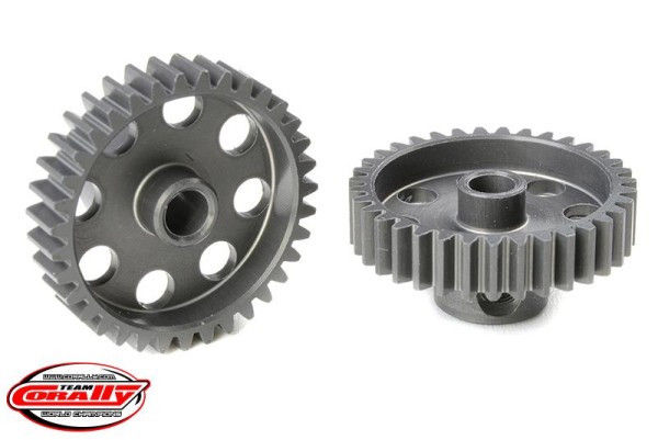 Motorritzel ALU 48dp 35Z Ø3,17mm Welle, AL7075 hart eloxiert