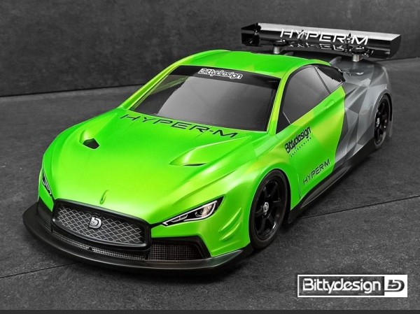 1:10 HYPER-M M-Chassis Karosse 210-225mm unlackiert, Bittydesign