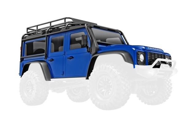 Karosserie Land Rover Defender blau für TRX-4M (1:18)