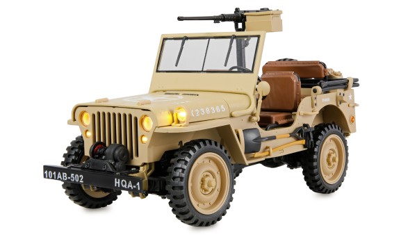 AMEWI Jeep Willys MB Scale Crawler 1:14 4WD sand RTR