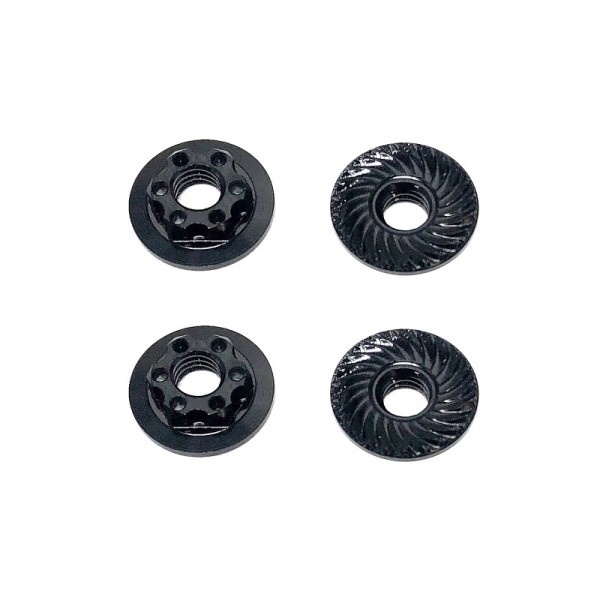 FT M4 Radmutter Low Profile schwarz