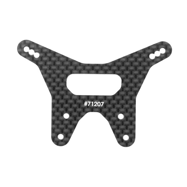 RC10T7 Dämpferbrücke vorne, Kohlefaser