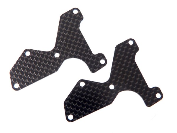Querlenker Platte vorne 1,2mm Kohlefaser (MBX-8)
