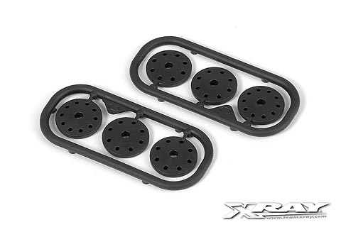 Kolbenplatten-Set 8-Loch (1.2, 1.3) & 10-Loch (1.1mm) Delrin V3