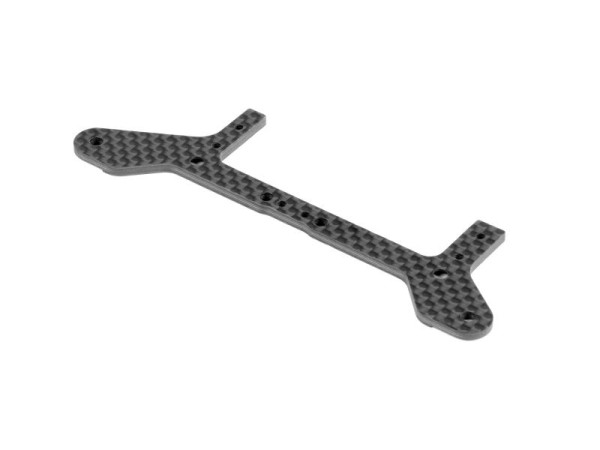 X10 Carbon Rear Pod Lower Plate For 1-Piece Chassis - Front